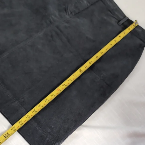 Talbots Gray Mini A-Line Skirt, nwt, women 's 16W - Picture 4 of 9